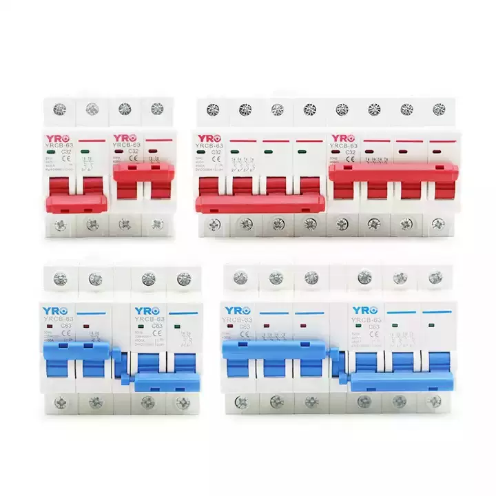 微型双电源转换开关230V400V家用小型双边互锁断路器MTS电动机