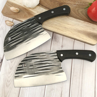 Longquan Kitchen Knife Home Круглая голова срезанный костный нож срезанный овощи, рыбный нож, острый съемник молотка, стрижка кухонного ножа