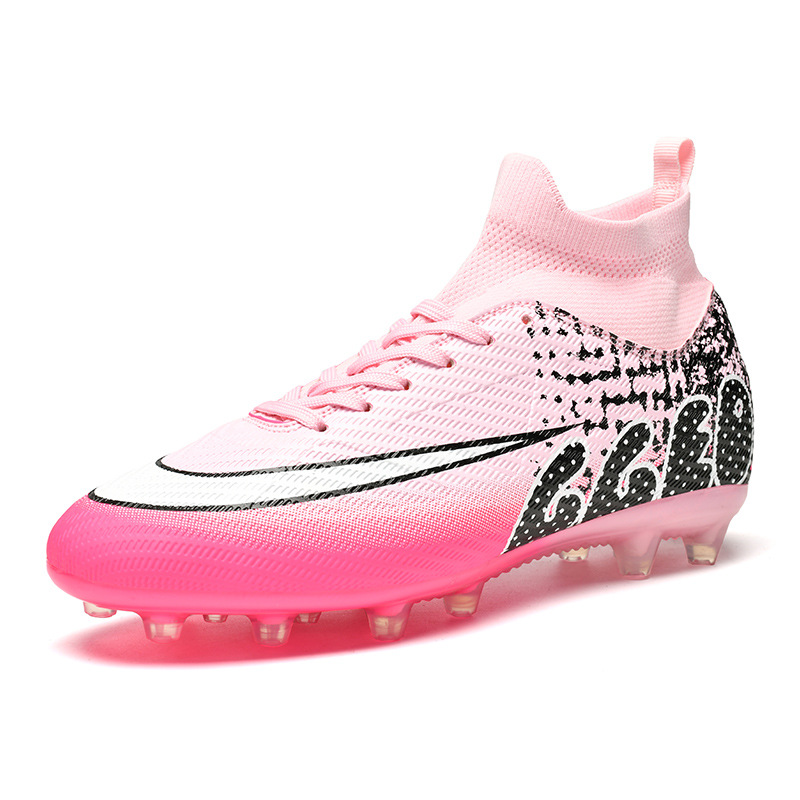 Zapatos de fútbol transfronterizos de alto nivel, niños y niñas, clavos de césped, zapatos de entrenamiento de estudiantes juveniles