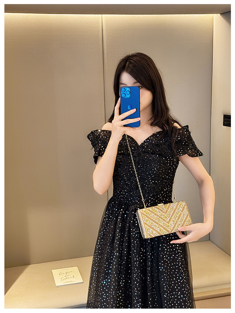 2025 Cross-border new dinner bag, European and American women's handbag, diamond-encrusted banquet clutch, evening dress bag, women's bag Application Scenario