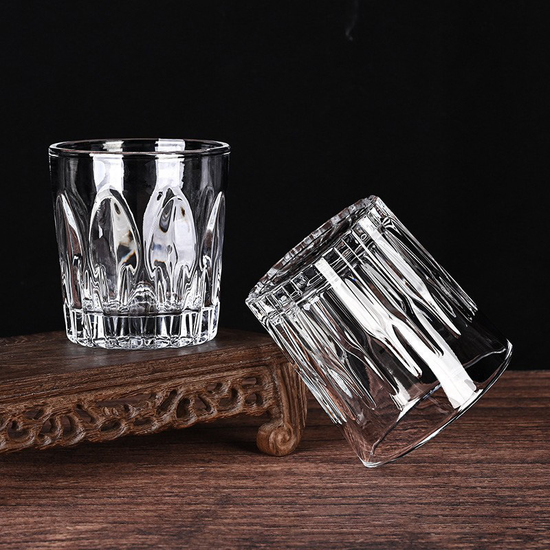 Bar tazas de cerveza clásicas KTV licores con hielo tazas de whisky fondo grueso un sorbo de taza de vino