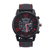 Sports silica gel street quartz watches for leisure, men's watch, factory direct supply