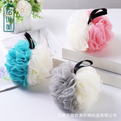 Spa Foam Bath Ball, Shower Scrub, Back Scrubber, Bath Ball, Foaming Shower Ball, Soap Scraper, Dual-Color Bath Scrub