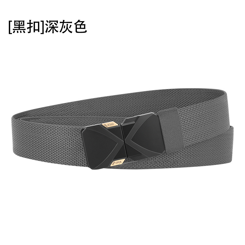 【新たなアップグレード】高弾力ゴム編みベルトは、男性と女性の同じ戦術ベルトを裁断することができます。