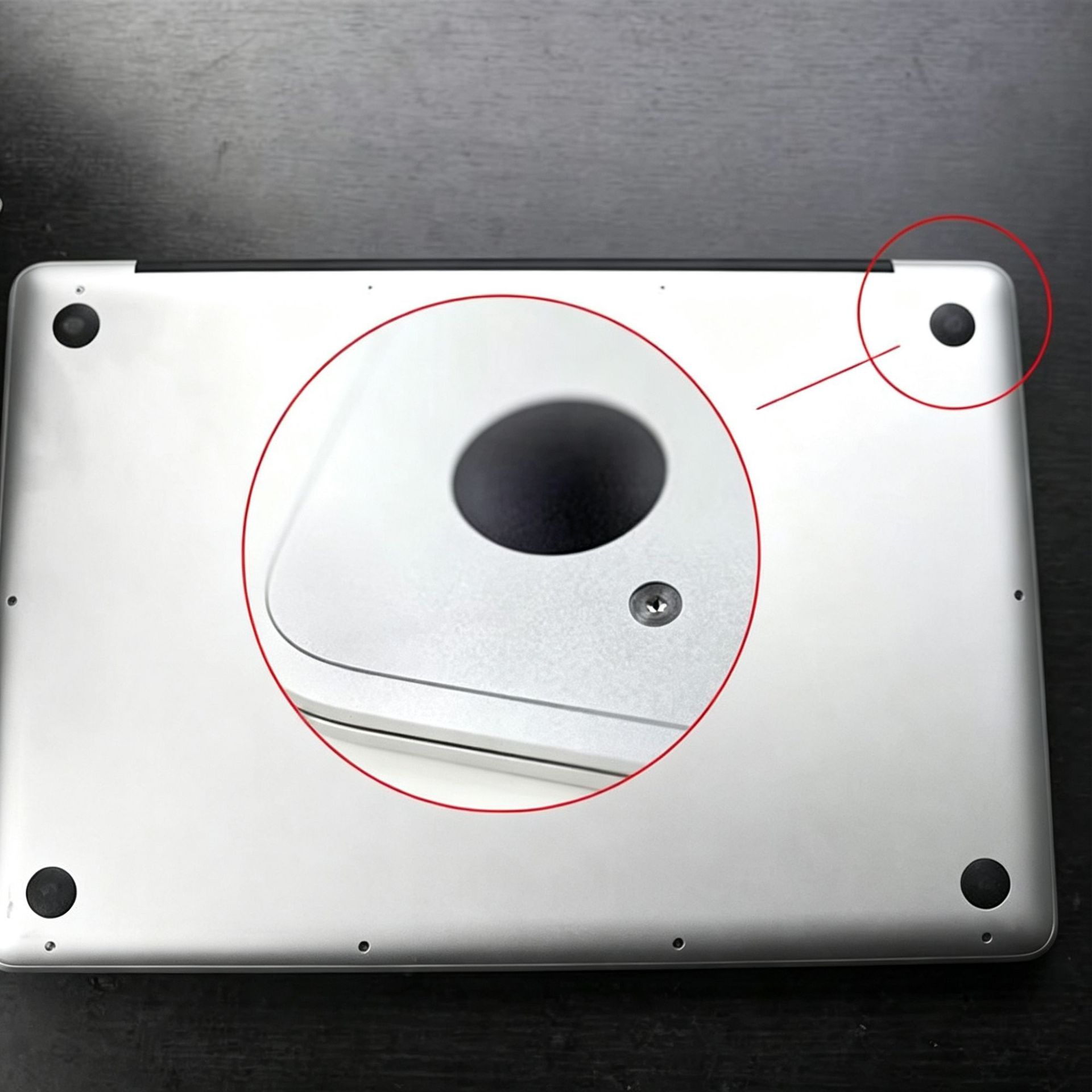 Gomas Antideslizantes para Laptop Apple MacBook A1502 A1398 A1425 Caucho image 3