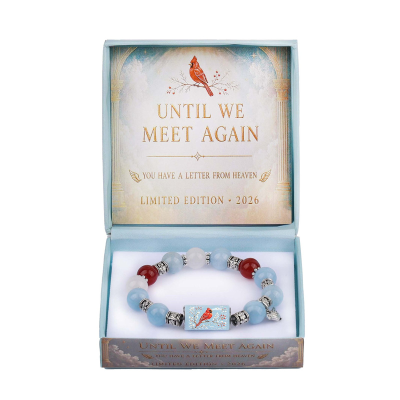 Crystal Bracelet for Women, Crystal Healing Metal Tube Hummingbird, Red Cardinal, Bee Bracelet, Turtle Crystal Bracelet Set