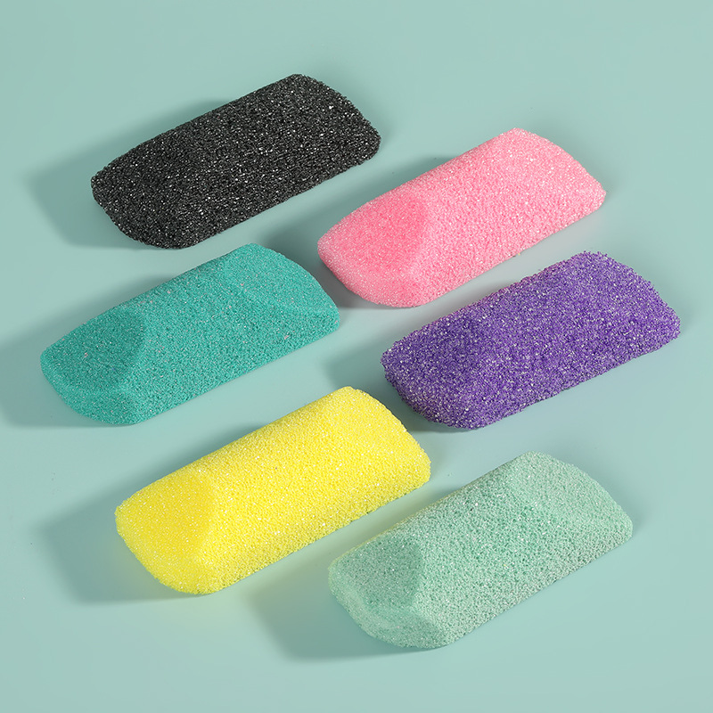 Colorful Boat-Shaped Foot File, Callus & Dead Skin Remover, Pumice Stone, Dual-Sided Foot Scrubber