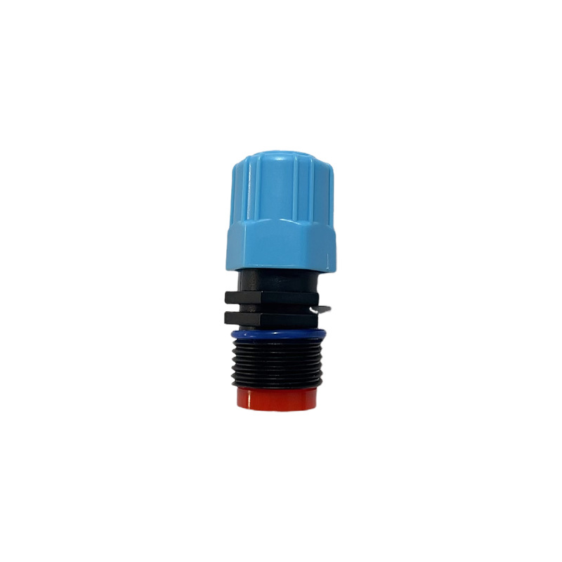 Plastico ajustable 4 puntos boquilla de bala azul niebla de agua paisajismo techo enfriamiento taller de remoción de polvo humidificación