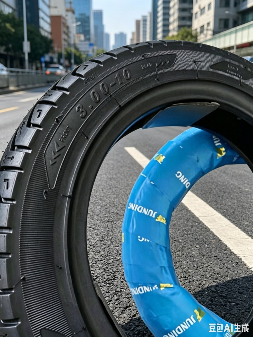 Brand new, unopened 300-10 steel wire semi-slick anti-slip wear-resistant design, thickened eight-layer vacuum tire