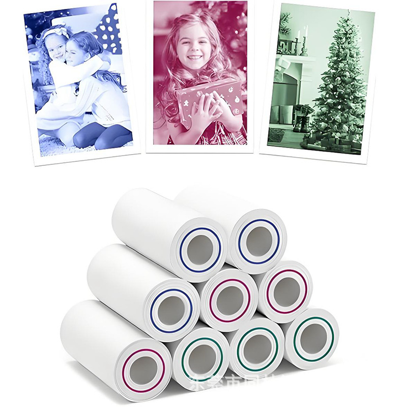 Colorful Kidsren's Camera Special Thermal Printing Paper Polaroid Camera Paper 57*30 Environmentally Friendly Bpa-Free Sam
