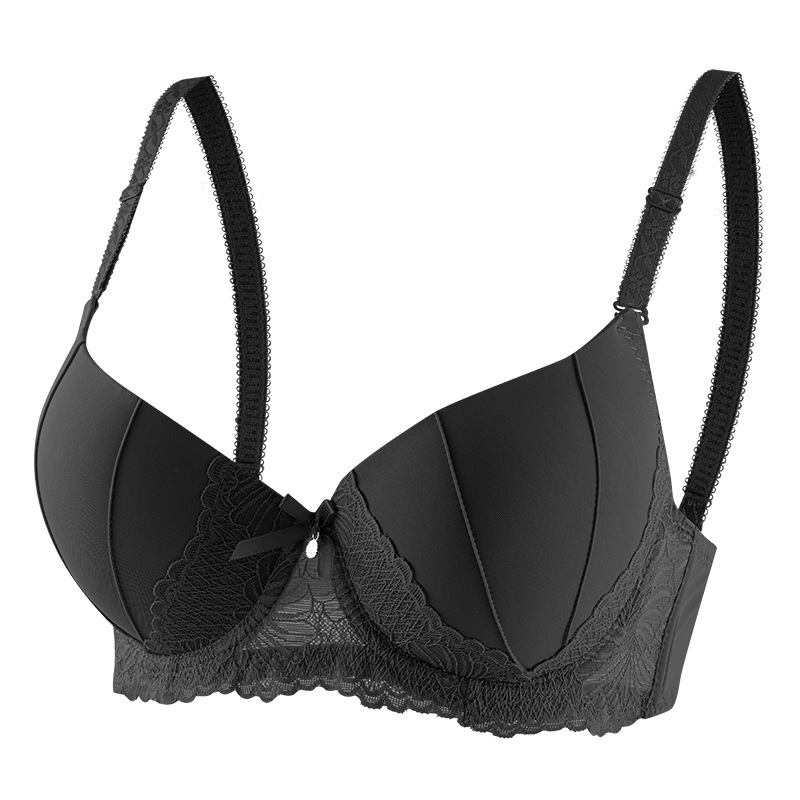 Bra de anillo de acero transfronterizo de encaje francés, taza de palma, Aliexpress, bra de ropa interior de comercio exterior de Amazon.