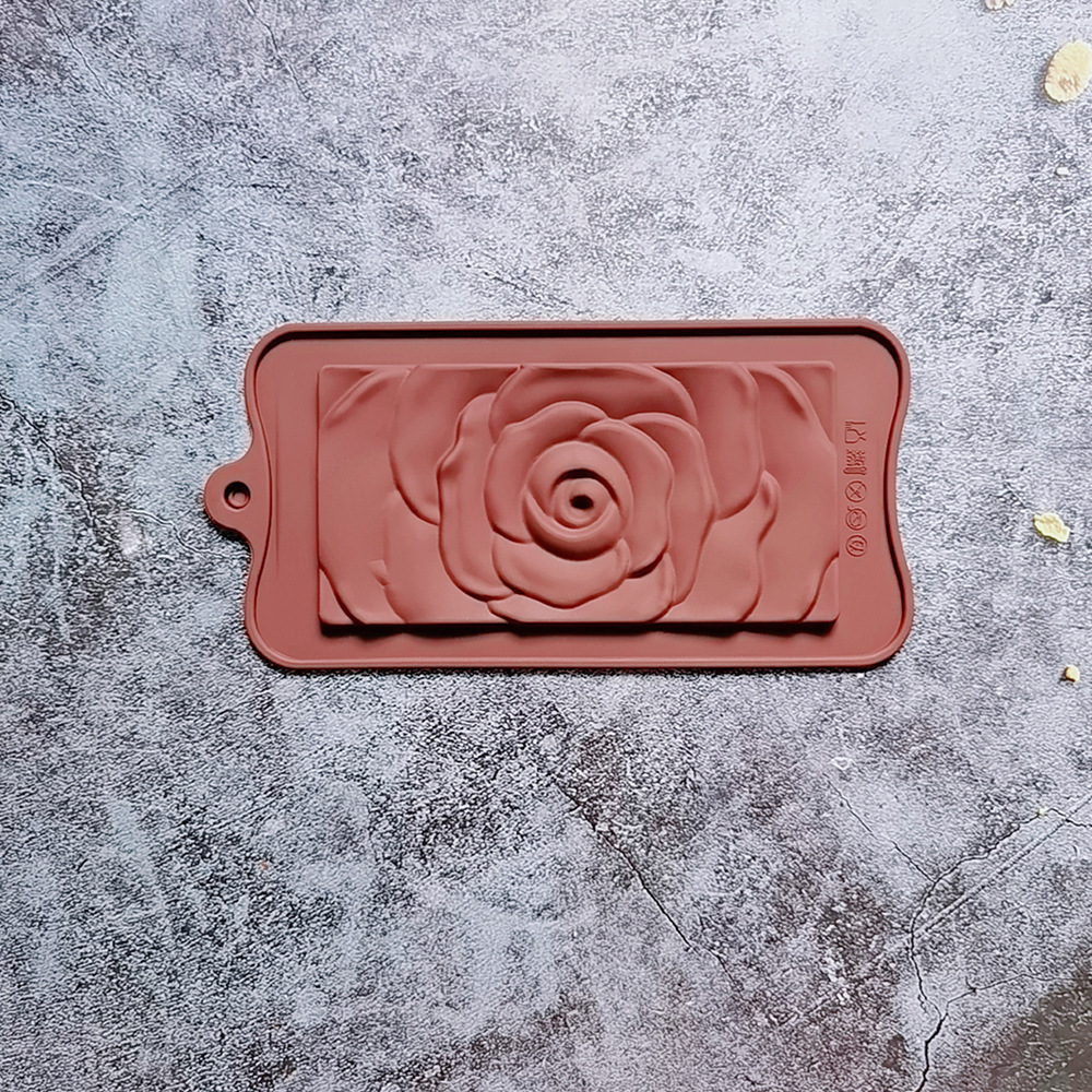 194 chocolate rosa galletas pastel molde de silicona dulces molde de postre utensilios de cocina para hornear harina de arroz