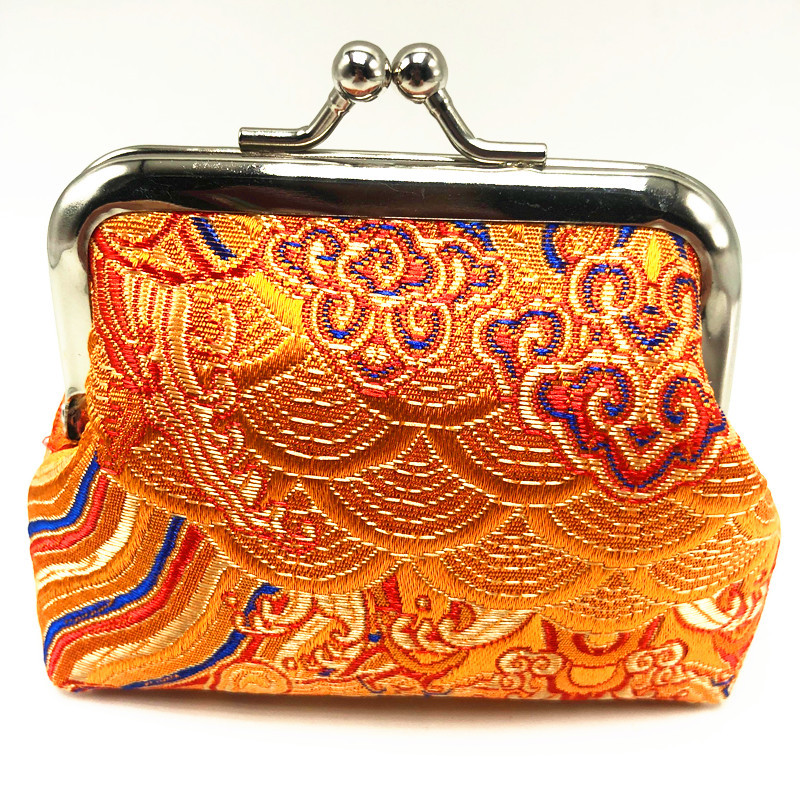 Women's Printing Satin Buckle Wallets display picture 4