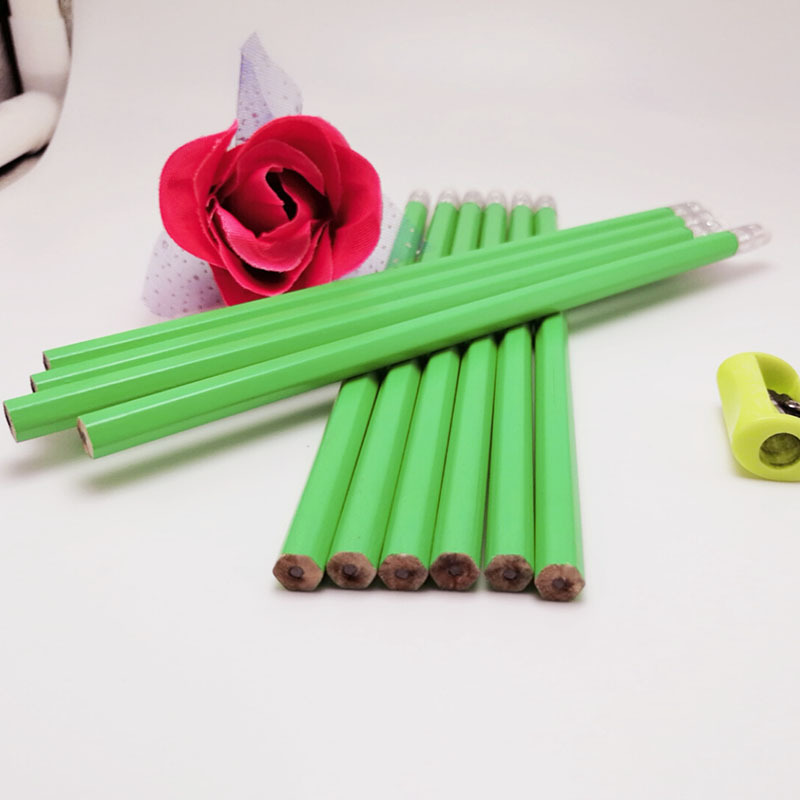 Suministro directo de fábrica Primer Grado estudiantes de escuela primaria escritura HB lápiz suministros Hotel hexagonal cuero al por mayor