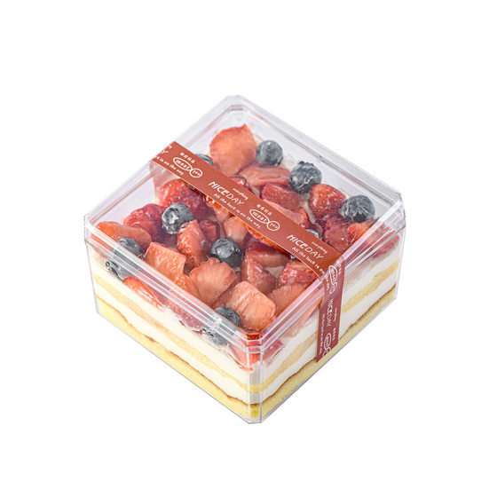 Tiramisu Packaging Box Packaging Box Container Packaging Square Container Transparent Mousse Cake Dessert Box
