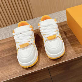 非市面通货！小白鞋休闲运动鞋男女小胖丁板鞋厚底胖嘟嘟面包鞋