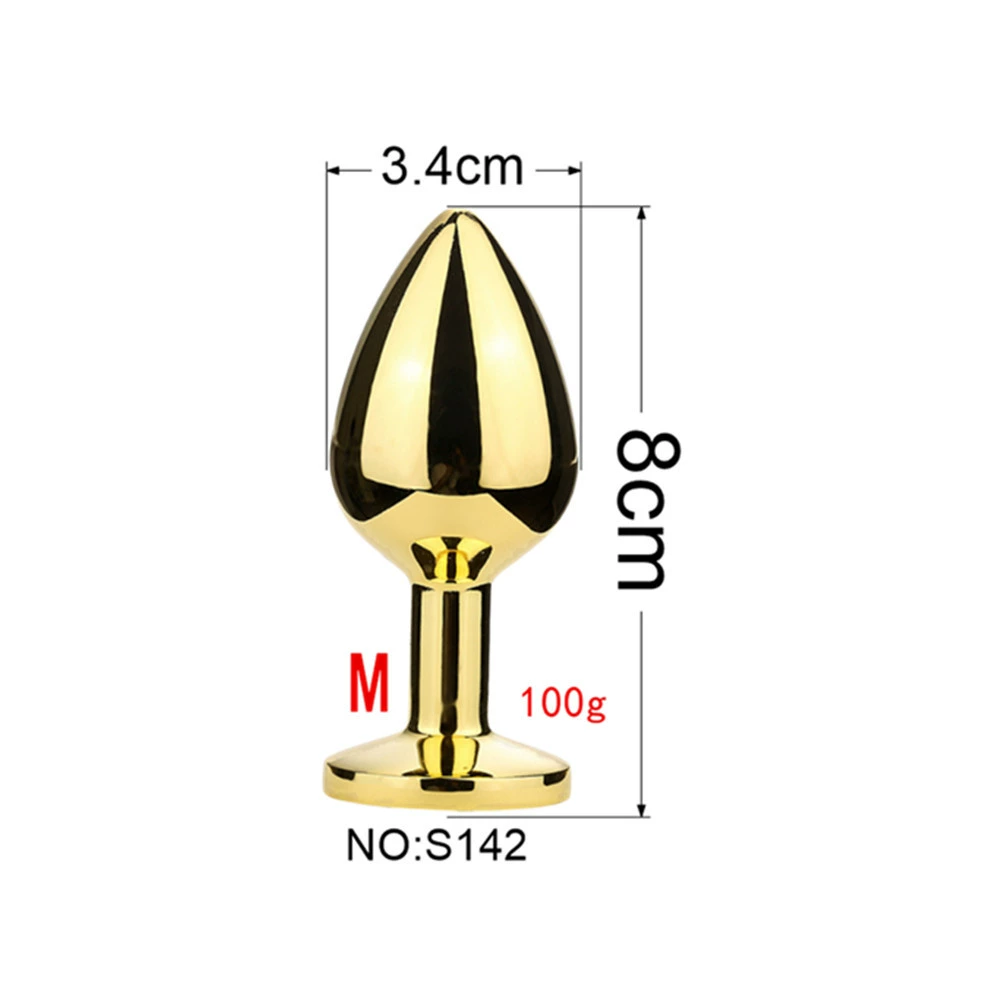 Detachable Anal Plug Heads, Silicone & Metal Options, Multiple Shapes and Sizes