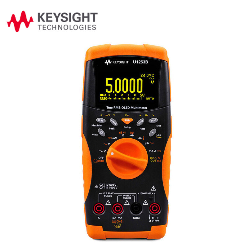 是德万用表U125X系列手持式便携式4位半万用表U1251B