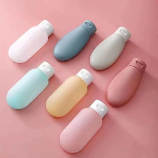 定制pe软管翻盖倒立旅行分装瓶60ml乳液瓶随身套装挤压空瓶