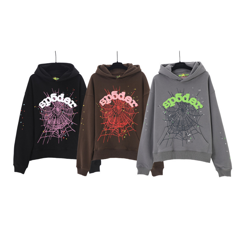 Sp5Der European and American Hip-Hop Young Thug New Foam Letters 555555 Couple Hoodie Trendy Brand Sweatshirt Sp5Der European and American Hip-Hop Young Thug New Foam Letters 555555 Couple Hoodie Trendy Brand Sweatshirt