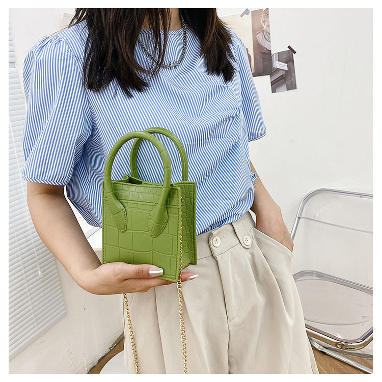2025 Cross-border new popular smiling face bag, small square bag, fashionable and versatile chain hand bag, shoulder and crossbody jelly women's bag undefined