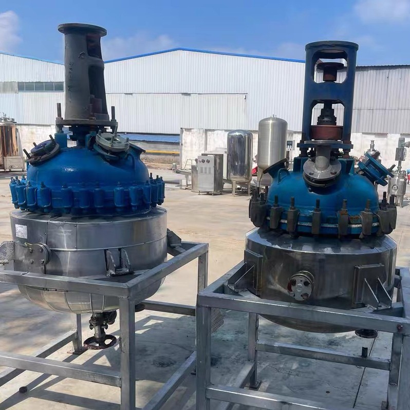 二手实验室搪瓷反应釜 50升100升200升500升搪瓷反应釜