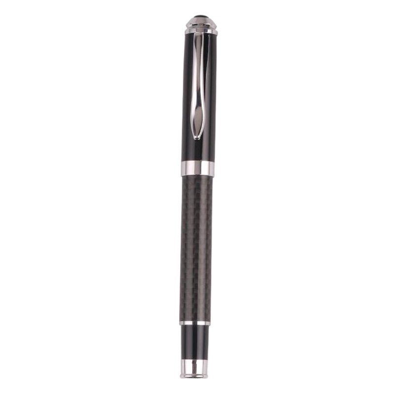 Factory Wholesale Carbon Fiber Metal Gel Pen Baozhu Water Pen Business Advertising Gift Sign Pen Printed LOGO