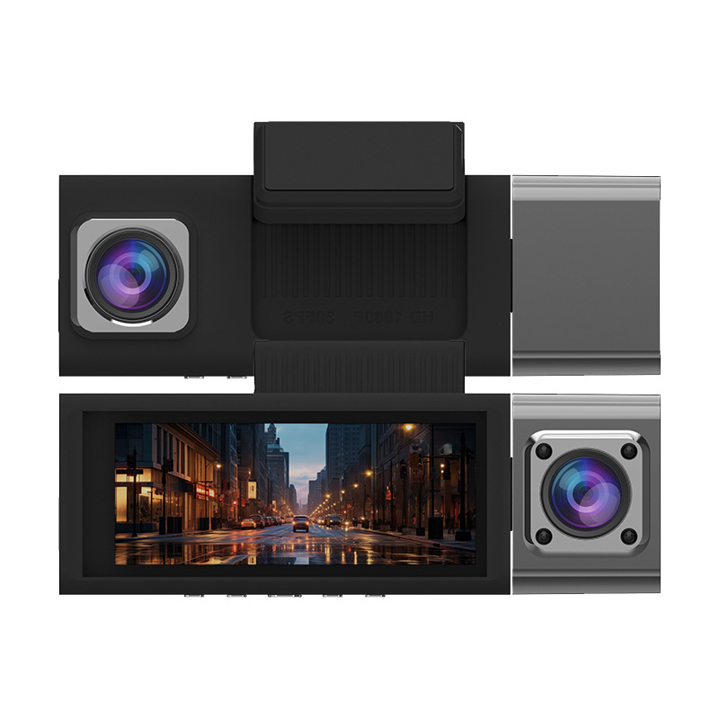 국경 간 WIFI 자동차 앞 차 이중 녹화 2K 적외선 야간 투시 주행 레코더 HD 2160P 자동차 비디오 레코더