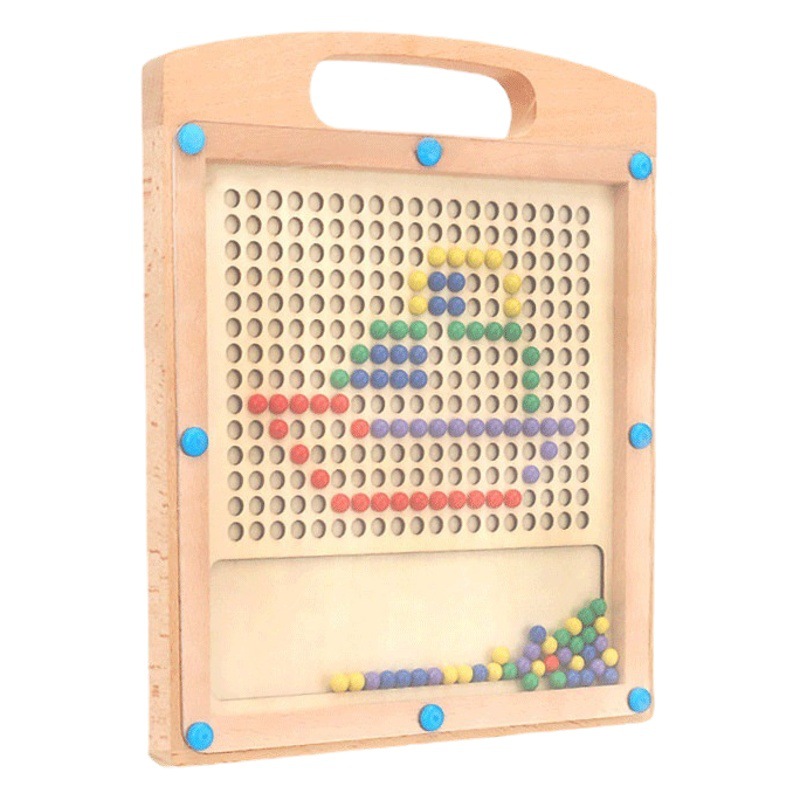 Juguete magnético del imán del rompecabezas de los niños 3 a 6 años de edad pensamiento educativo entrenamiento jardín de infantes clase pequeña clase media pluma tablero de dibujo