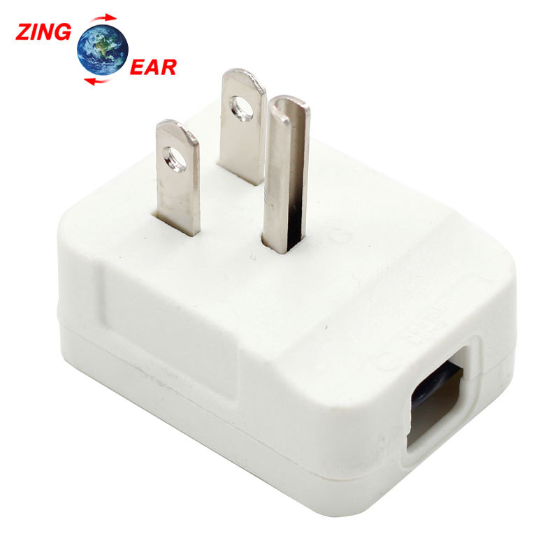 美标组装插头 美式5-15P 6-20P 6-15P接地美规自接线插头插座