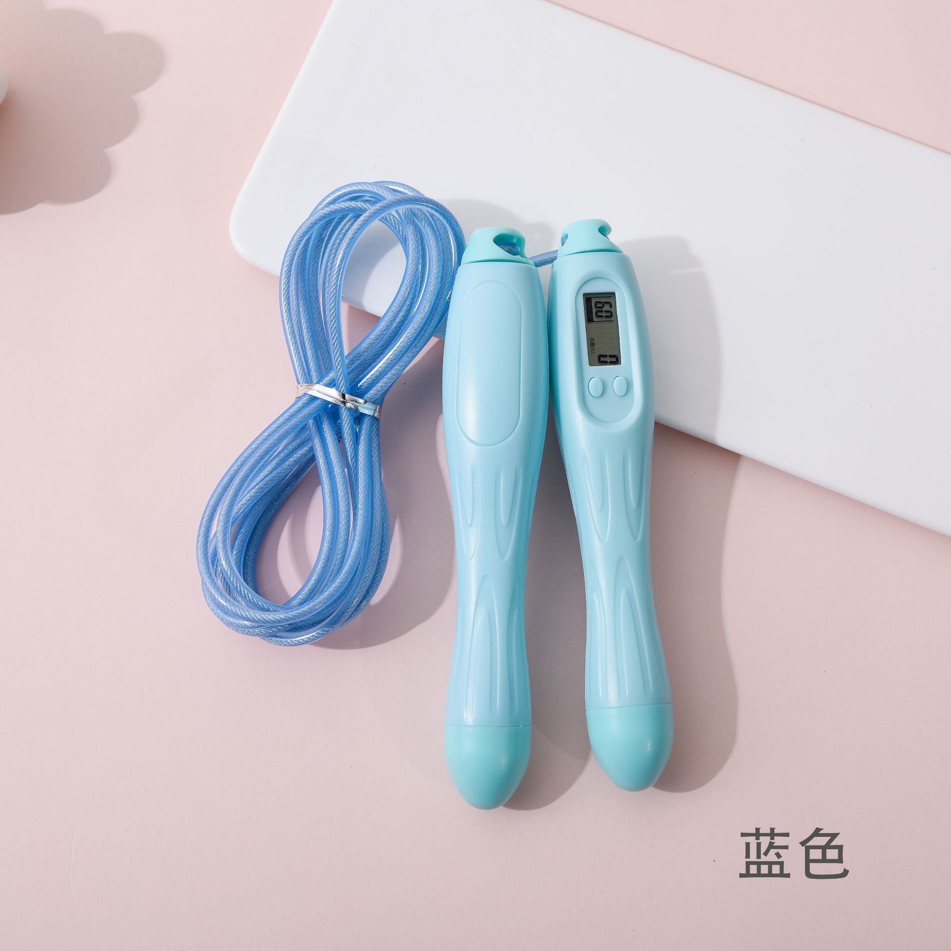 파란색