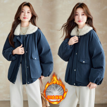 恒源祥白鸭绒羽绒服女短款2025年冬季新款时尚气质小个子显瘦保暖