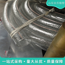 PVC防靜電透明鋼絲輸油管DN16mm-150mmPVC鋼絲增強軟輸水管