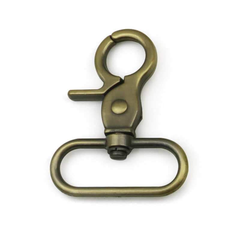 Multi-especificación alicates de aleación de zinc hebilla de perro bolsa correa de conexión hebilla de gancho de metal hardware de equipaje hebilla de gancho clave