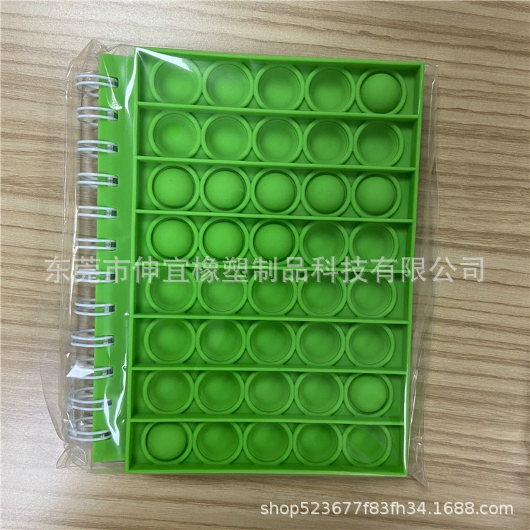New pop notebook small silicone cover notebook decompression bubble notepad interesting science and education stationery