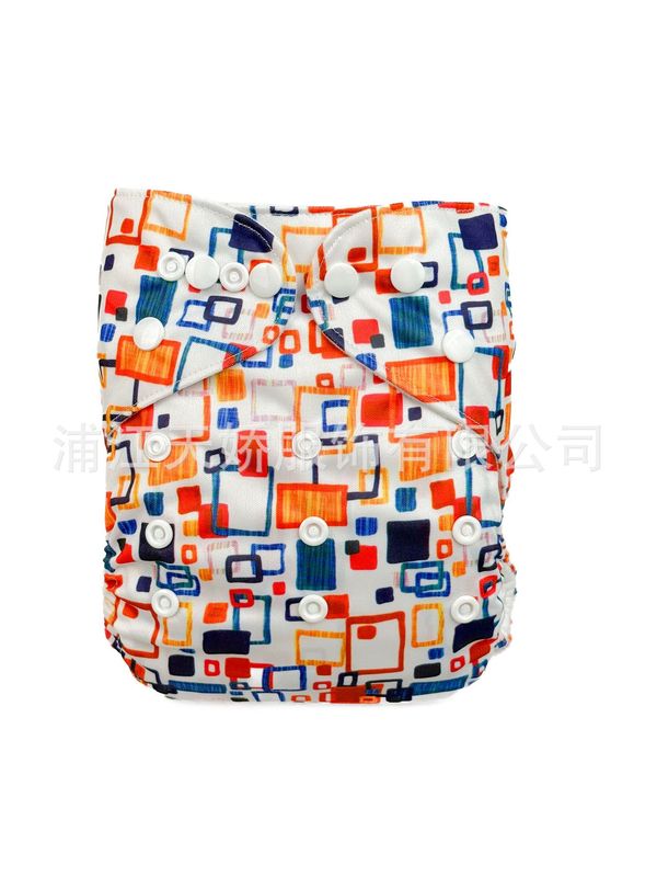 メーカークロスボーダー赤ちゃんおむつ洗える尿不湿通気性プリントトレーニングパンツcloth diaper|undefined
