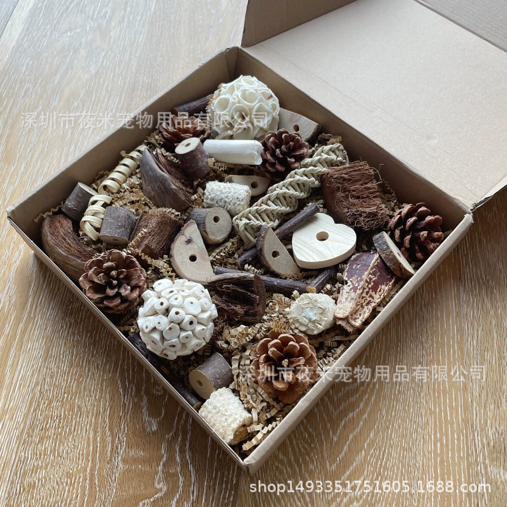 Попугай игрушка птица игрушка домашнее животное кролик кормится натуральными орехами