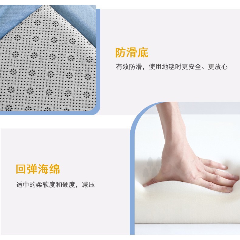 Transfronterizo personalizado con cremallera desmontable reemplazo espeso para niños anti-caída esponja trepa almohadilla de juego de arroz de cocina de arroz