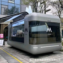 移动售货店云仓摆摊车商业美陈高端飞翼门餐车咖啡车冰淇淋奶茶吧