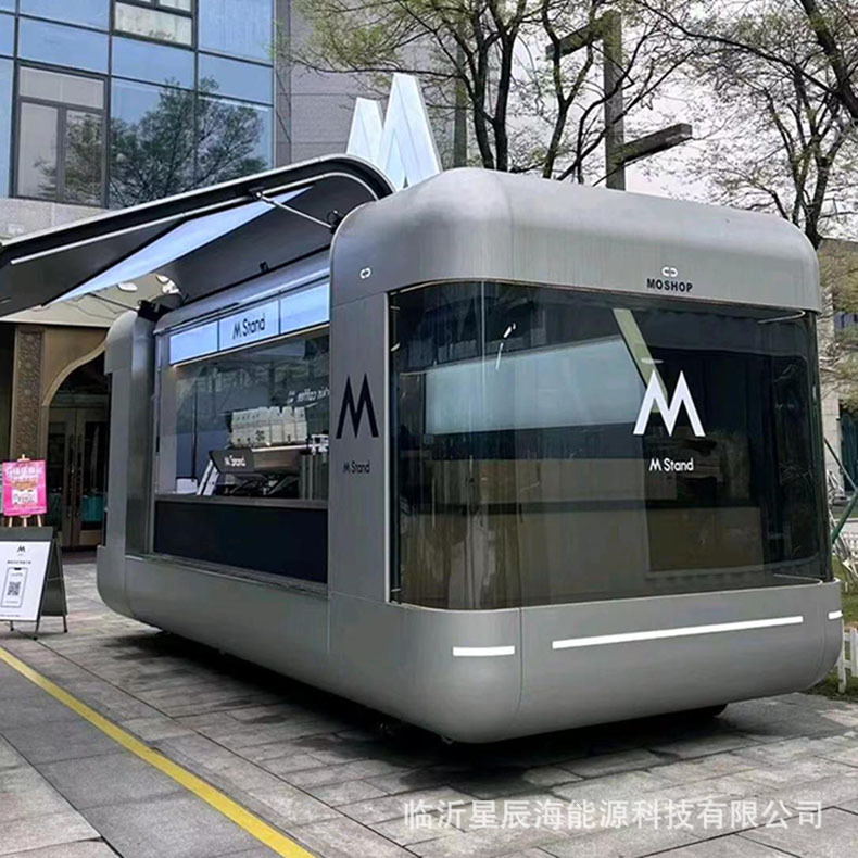 移动售货店云仓摆摊车商业美陈高端飞翼门餐车咖啡车冰淇淋奶茶吧