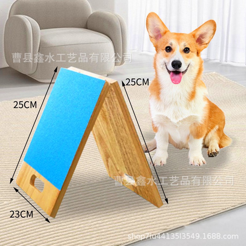 Wooden square toy for nails