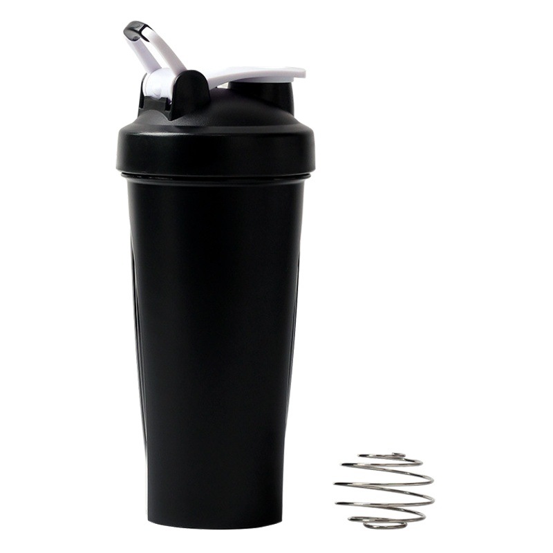 Taza agitadora deportiva de 600ml personalizable con logo - Taza para fitness/batidos/proteína en polvo, taza mezcladora - En stock al por mayor