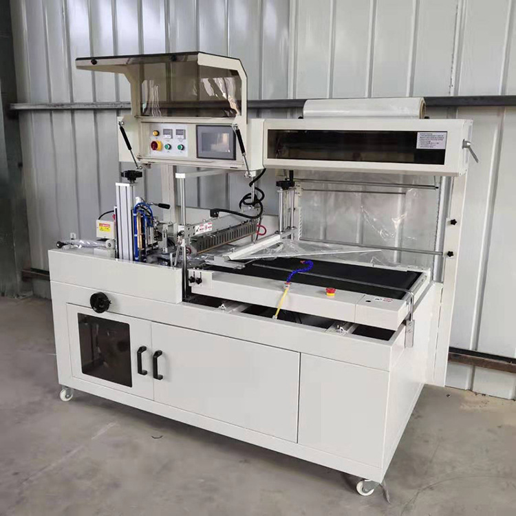 荣辉羊肉片热收缩包装机全自动薄膜塑封机L型二合一封切收缩机