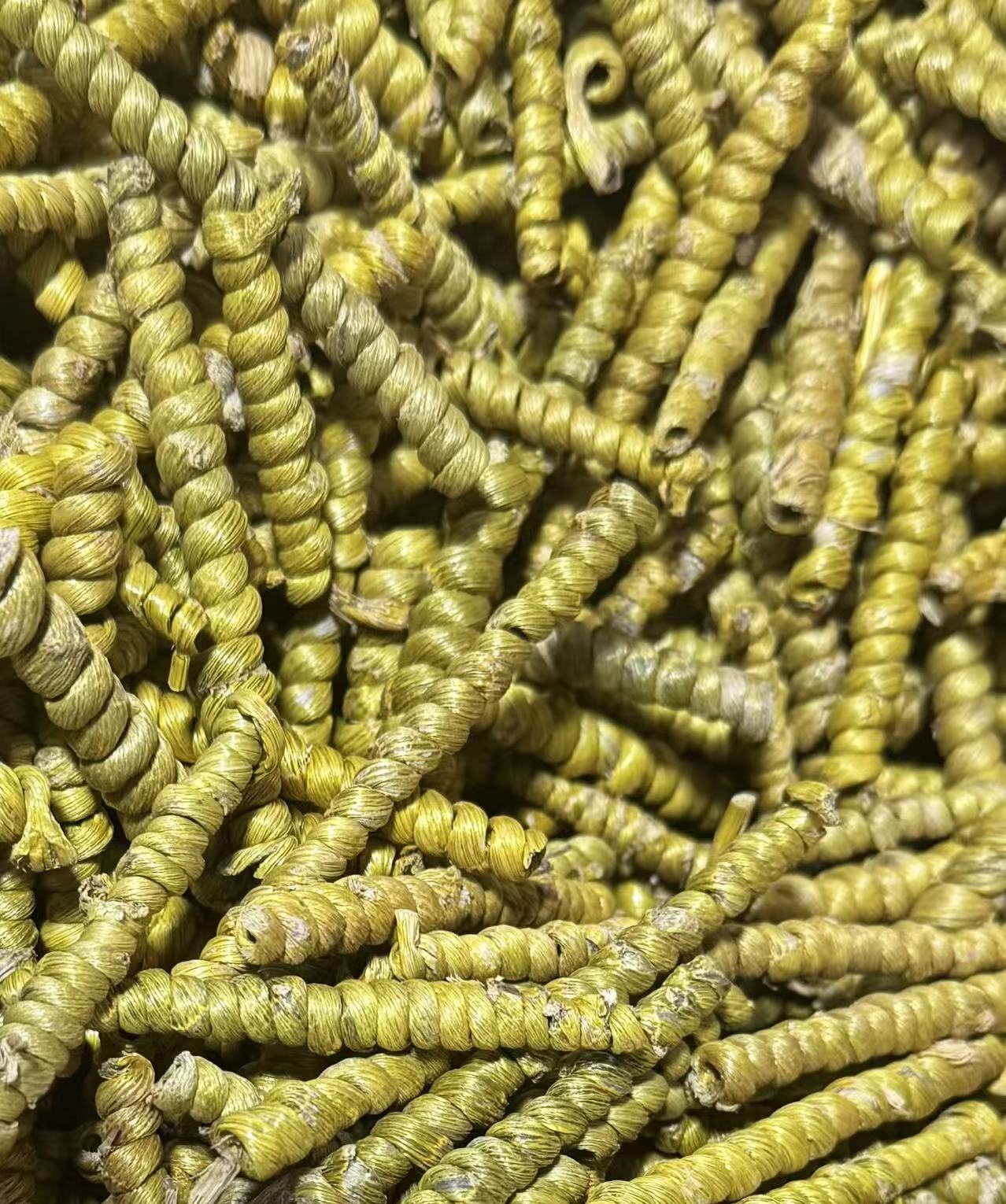 Huo Shan Tie Pi Shi Hu Feng Dou Dendrobium Officinale Dried Stems Whole Spiral Strips for Tea and Soup 1000g Bag preparation