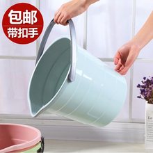 家用带嘴水桶塑料尖嘴水桶手提加厚带排水空调室内接水浇水桶倒水