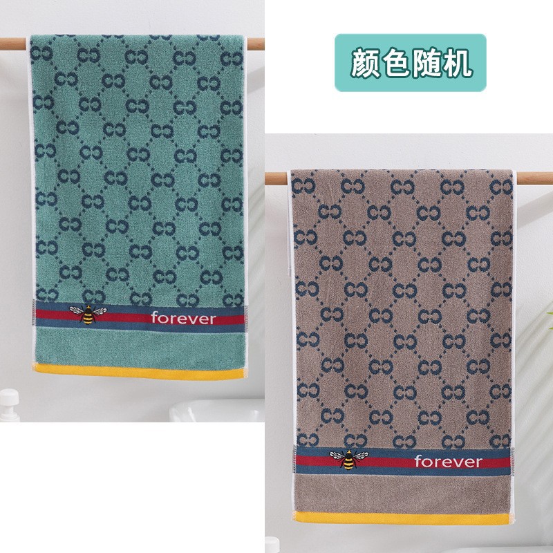 純棉毛巾批發14支色織提花家用洗臉面巾柔軟吸水商超勞保禮品毛巾