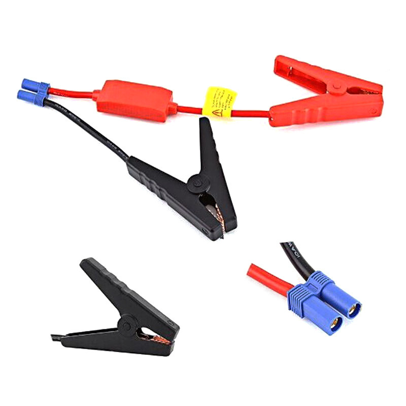 Car emergency start power supply Car EC5 battery ignition DO anti-reverse interface Multi-function protection clip on fire wire