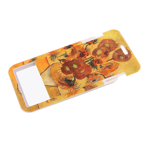 Van Gogh Starry Sky Sunflower Mobile Phone Lanyard Card Holder Combination Bus Card Brand Work Lanyard Campus Card Pendant