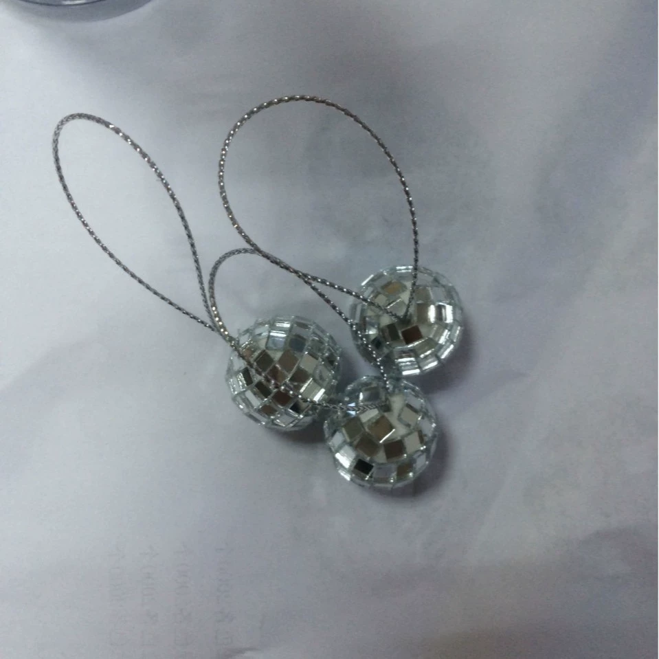 3 См. 4 см зеркальный шар, Рождественский стеклянный зеркальный шар, маленький зеркальный отражающий шар