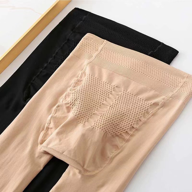 Abdominal Hip Pants Pineapple Stockings Anti-hook Women's Underwear Arbitrary Cut Autumn and Winter Women's Pants Men's Base Body High